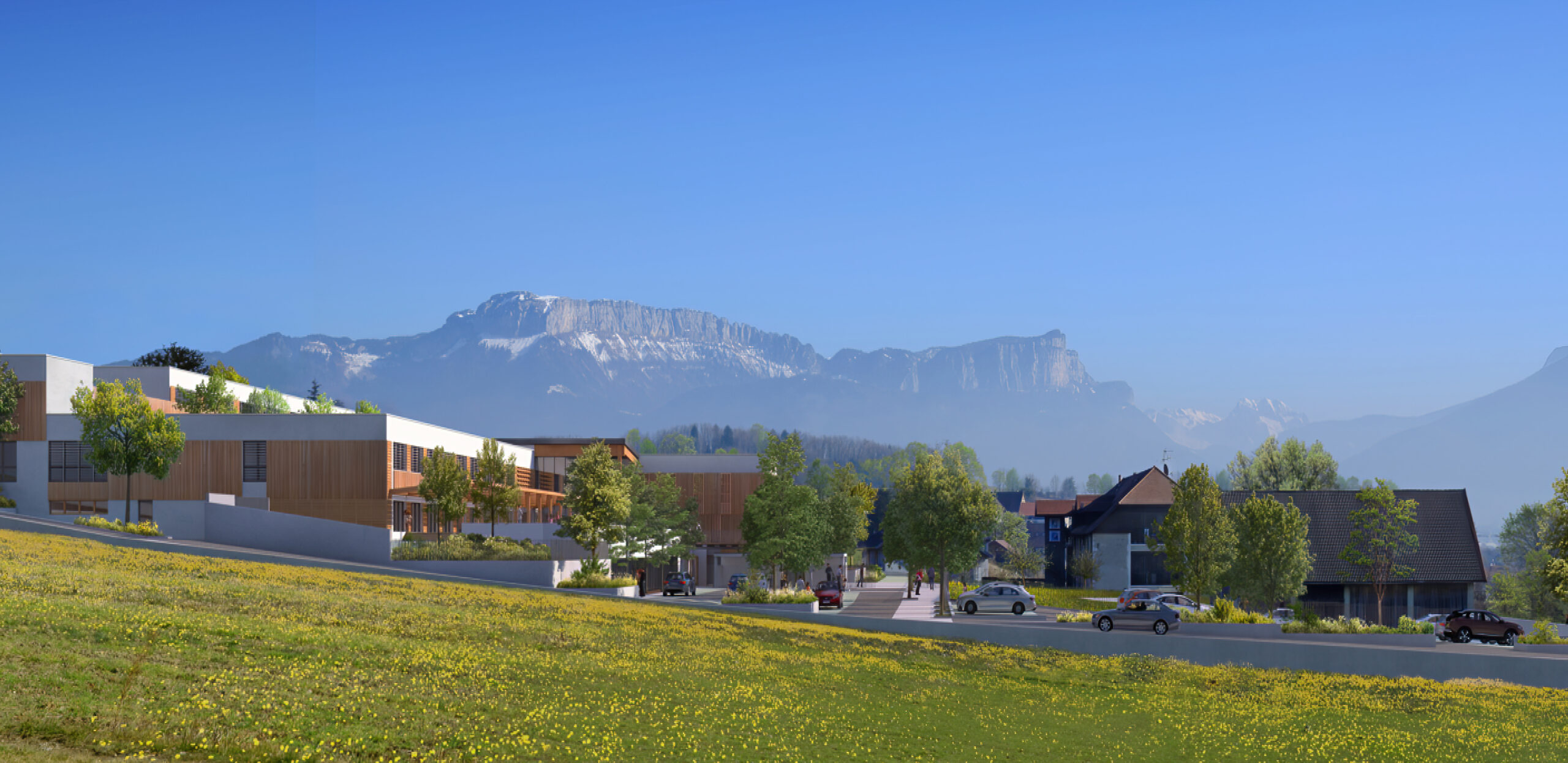 Nouveau campus Sunflowers, EBIHS, école bilingue internationale de Haute-Savoie